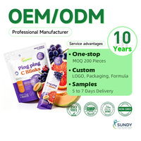 OEM/ODM MOCKTALE-1 Chai alcalin aromatisé citron menthe, supplément en poudre de théanine, mélange pour boisson, améliore la mémoire et le sommeil, 24 mois