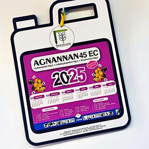 <span class=keywords><strong>Calendrier</strong></span> mural personnalisé 2027 sur 12 mois, thème agricole (engrais pour cultures), cadeau promotionnel d'entreprise - Product Image 4