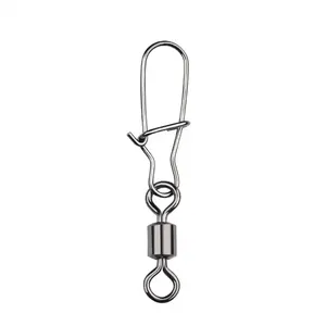 Saltwater Fishing Rolling Swivels With Nice Snap Stainless Steel Connector Sea Fishing Hook Swivel