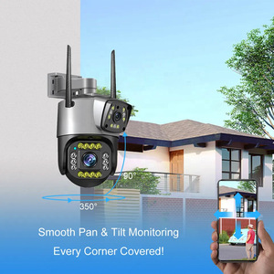 V380 Pro WiFi Kamera 8MP 1080p CMOS Çift Ekranlı Akıllı Ev Dış Mekan Su Geçirmez PTZ CCTV Hareket Algılama Gece Görüşlü Sesli - Product Image 5