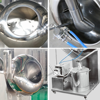 Machine rotative multifonctionnelle d'enrobage de chocolat et de sucre de fruits séchés BY300