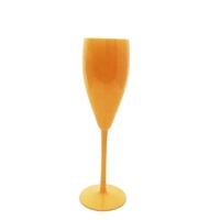 Cadeaux promotionnels Flûtes à champagne en plastique acrylique de 16 oz Verres à vin Gobelets en plastique réutilisables 480 ml