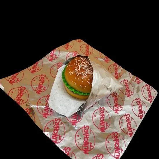 Customizable Pattern and Logo Food Grade Greaseproof and Leakproof Honeycomb Kraft/Burger/Hamburger/Wrapping/Packaging Paper