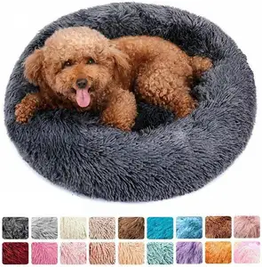 Ama-Zon Partner Factory Round Memory Foam Custom Human Pet Dog Sofa Bed Luxury for Large Dogs