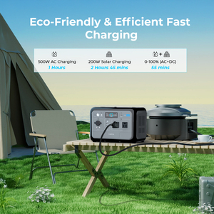 800W Portable Power Station 500Wh Home Emergency Powerstation 220V <b>Solar</b> <b>Generator</b> P800E QC PD Fast Charge <b>Solar</b> Energy - Product Image 5