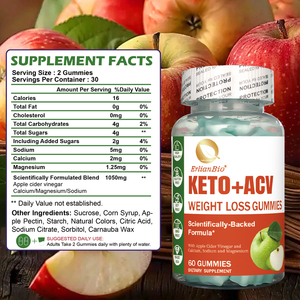 Premium Daily Wellness ACV KETO Gummies Gewichts unterstützung 3000mg 60 Stück Private Label Optionen - Product Image 6