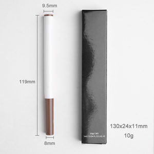 Vente en gros Stylo à sourcils végétalien 4 couleurs Gel minéral imperméable à l'eau Maquillage Double Tête Marque privée Vendeur Meilleure vente - Product Image 2
