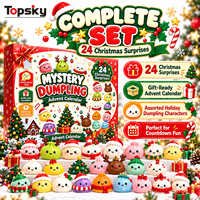 Jouets anti-stress pour adultes : Sac mystère de Noël, Calendrier Fidget Squishy, Boîte surprise, Jouets à presser