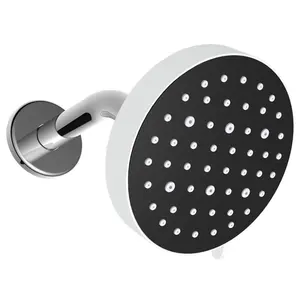 Factory Black ABS Rain Head Shower And Large Hot Water High Pressure Rain Shower Head