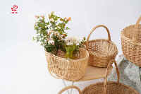 JY Paniers de fleurs artificiels de luxe en osier 20pcs Emballage Panier de saule décoratif Pots de fleurs