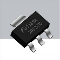 Circuito Integrado FYX Stock ME2188 ME2188A33PG PFM, Convertidor CC-CC Sincrónico de Aumento de Voltaje, 3.3V, Chips IC