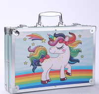 Ensemble de dessin pour enfants de 145 pièces avec étui en aluminium, peinture lavable, kit de fournitures artistiques pour enfants, cadeau de vacances