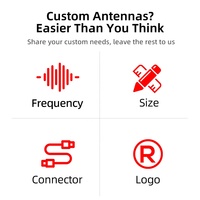 Antenne omnidirectionnelle mini compacte à gain élevé 2,4 GHz 5,8 GHz double bande Wi-Fi pour une excellente stabilité du signal et une transmission améliorée