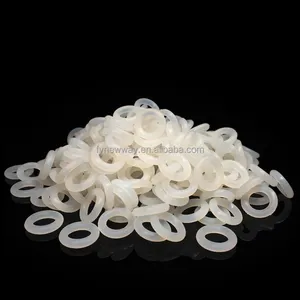 High Temperature Food Grade Silicon O-ring Seal Clear Transparent Vmq Oring Gasket Flat Round Silicone O Ring