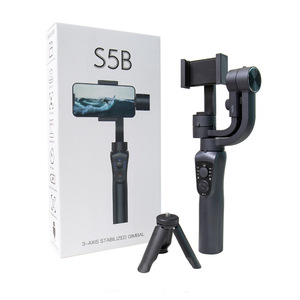 Yiscaxia S5B portable 3 axes cardan support pour téléphone Anti secousse stabilisateur d'enregistrement vidéo pour Xiaomi <span class=keywords><strong>iPhone</strong></span> téléphone portable Smartphone - Product Image 5