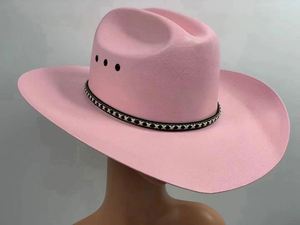 Sombrero de Vaquero Estilo Texas Hecho a Mano, Vintage, Unisex, 100% Lana, Ala Ancha, Fedora, para Fiestas, Aire Libre, México - Product Image 3