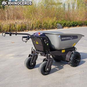Mini-dumper électrique artisanal à quatre roues de haute qualité pour la construction de jardins, 450 kg, avec batterie - Product Image 3