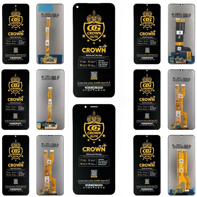 Crown Lcd Smartphone Screen Mobile Phones LCD Display for Infinix Itel Tecno X657 KG6K BG6M Smart8 POP7 Kf6 X653 Wholesale Price