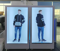 AI Holobox 65 75 86 pouces, boîte d'affichage LCD transparente 3D Holobox, fenêtres, tactile infrarouge, cube holographique pour la présentation de produits de luxe