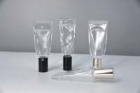 Botellas de Perfume de Vidrio Cuadradas Recargables, Únicas, Vacías, Personalizadas, de Lujo, Mate, de 5, 10, 20 y 30 ml, a Prueba de Fugas, para Crema para el Cuidado de la Piel