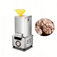 Machine à peler l'ail électrique commerciale 25KG/H Haute efficacité Acier inoxydable Facile à nettoyer pour restaurant et transformation alimentaire