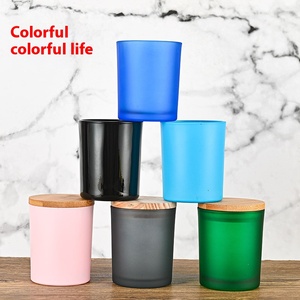 Bouteille vide en verre cristal de 8 oz pour bougies, toutes couleurs, pour aromathérapie <span class=keywords><strong>maison</strong></span>, Noël - Product Image 4