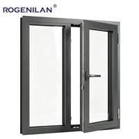 Ventanas Abatibles de Aluminio Modernas Rogenilan, Insonorizadas, con Doble Acristalamiento Low-E, Ahorro de Energía, para Viviendas