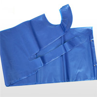 Usine chinoise Tablier de salle à manger en forme de crabe de qualité supérieure en plastique polyuréthane bavoirs jetables pour adultes imprimés personnalisés pour adultes