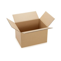 Boîte d'expédition en carton ondulé écologique de qualité supérieure, matériaux recyclés, pelliculage mat, design gaufré, personnalisable pour la viande