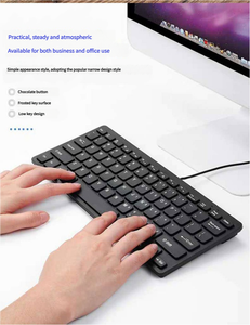 Mini <span class=keywords><strong>clavier</strong></span> externe filaire 78 touches, interface Type-C, <span class=keywords><strong>clavier</strong></span> personnalisé français japonais pour ordinateur portable - Product Image 5