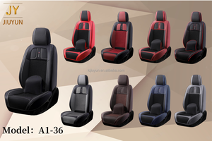 Housses de siège de voiture en tissu de soie de glace de luxe en gros d'usine ensemble complet universel pour Toyota BMW Ford Nissan - Product Image 5