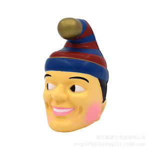 Pu <b>Foam</b> Cartoon Head Stress Relief Toy <b>Craft</b> Gift - Product Image 4