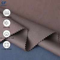 Tissu tricoté en modal, nylon et élasthanne, doux, à séchage rapide, haute extensibilité, respectueux de la peau, absorbant l'humidité, leggings de yoga, veste de fitness