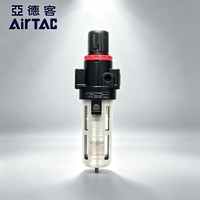Filtre-régulateur pneumatique AirTAC BFR, vanne de traitement de l'air comprimé avec coque de protection métallique