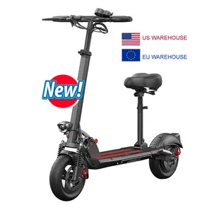 Sıcak satış 10 inç 500W 48V 7.8ah 45mph katlanabilir kick iki tekerlekli kendini dengeleme katlanır scooter elektrikli yetişkin