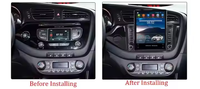 Navigation GPS pour voiture avec écran tactile Android 13 pour KIA CEED 2012-2016, radio FM, Bluetooth, CarPlay sans fil, autoradio