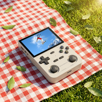 Console de jeu portable Linux GAMINJA U.S. en stock avec carte TF de 64 Go intégrée, plus de 16000 jeux, batterie de 3500 mAh, prise en charge du Wi-Fi