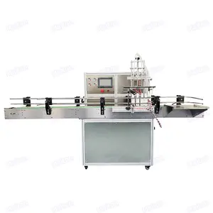 Factory Wholesale 4 nozzle/ 6 nozzles automatic essential oil perfume/water liquid filler filling machine production line