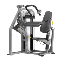 Machine professionnelle d'extension des triceps à charge par broches, équipement de fitness commercial pour bras, directement de l'usine