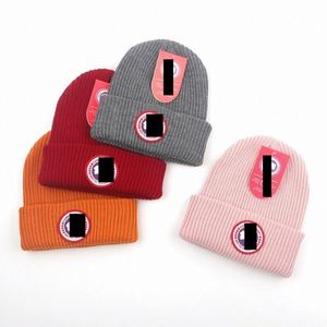 Gorro de Invierno con Bordado 3D, Estilo Europeo Americano, Gorro de Punto 100% Moderno - Product Image 2