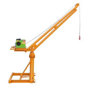 Mini-grue portable en gros 500kg 1 tonne petit ascenseur de construction nouveau palan de levage extérieur câble métallique élingue en acier - Product Image 5