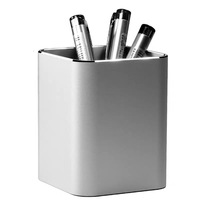 Direkt verkauf CNC-Bearbeitung Schreibwaren gehäuse CNC-Hersteller kunden spezifisches Stift halter teil Sandstrahl-Eloxieren Stationer-Metallteile