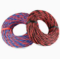 Câble électrique en cuivre torsadé résistant au feu 2 conducteurs 6 mm RVS PVC