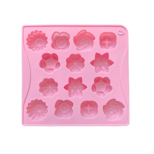 แม่พิมพ์เค้กขายส่ง 14 ช่อง แม่พิมพ์ซิลิโคนสำหรับทำขนมกัมมี่ บิสกิต พุดดิ้ง ของหวาน และแม่พิมพ์อบขนม - Product Image 5