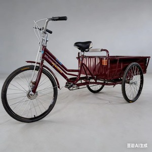 Triciclo Manual <span class=keywords><strong>para</strong></span> <span class=keywords><strong>Adultos</strong></span> de 24 Pulgadas, Una Velocidad, Acero al Carbono Reforzado, Llantas de Aleación de Aluminio, Marco Desmontable, Carga Máxima de 300 kg - Product Image 5