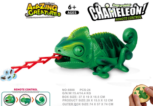 Jouet animal télécommandé RC, caméléon qui marche, peut <span class=keywords><strong>manger</strong></span> des insectes, le meilleur cadeau pour les enfants - Product Image 3