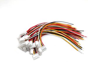 JST adaptor XH/SR 2-Pin konektor laki-laki/perempuan 135mm konduktor tembaga murni isolasi PVC panjang dapat disesuaikan untuk LED elektronik - Product Image 6