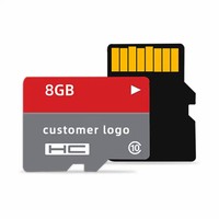 Grosir Pabrik Kartu Memori TF Plastik Hitam Tahan Air U1 Kelas 10 Micro 16GB-256GB Kompatibel Tablet PC Logo Custom