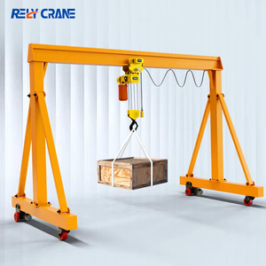Grue portique personnalisable 1, <span class=keywords><strong>2</strong></span> ou 3 tonnes, télécommandée, à poutre simple, pour la construction, grue portique robuste - Product Image 2