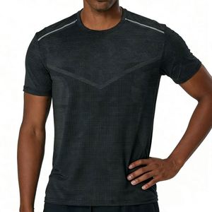 Camiseta Deportiva Personalizada para Hombre, 100% Poliéster, de Alta Calidad, Secado Rápido, Sublimada, Manga Corta, para Maratón - Product Image 3